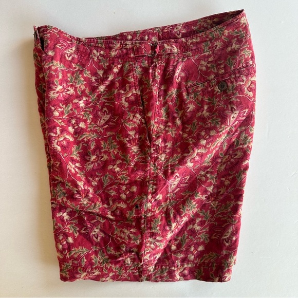 Lauren Ralph Lauren Linen Floral Shorts Size 12 (see measurements) - Picture 8 of 10